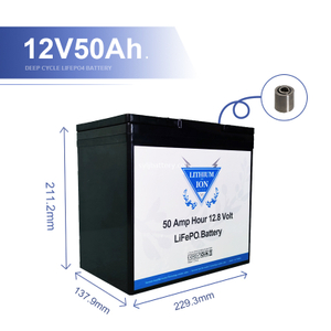 Off-Grid Solar System Lithium Battery Pack 12.8V 50Ah
