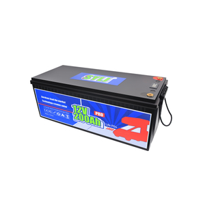 12V 200Ah LiFePO4 Lithium Battery, Built-in 200A BMS, Max.2560W Load Power, Up To 15000 Cycles & 10-Year Lifetime, Perfect for Solar Energy Storage, Backup Power, RV, Camping, Off-Grid