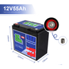 12V 55ah Deep Cycle 6000+ LiFePO4 For Solar Energy Lithium Battery
